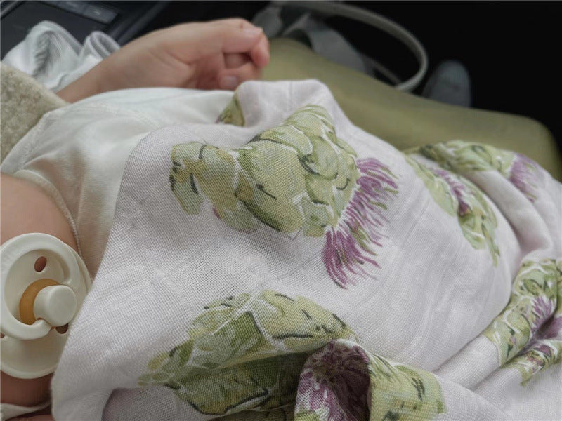 Baby Natural Organic Cotton Wrapping Blanket