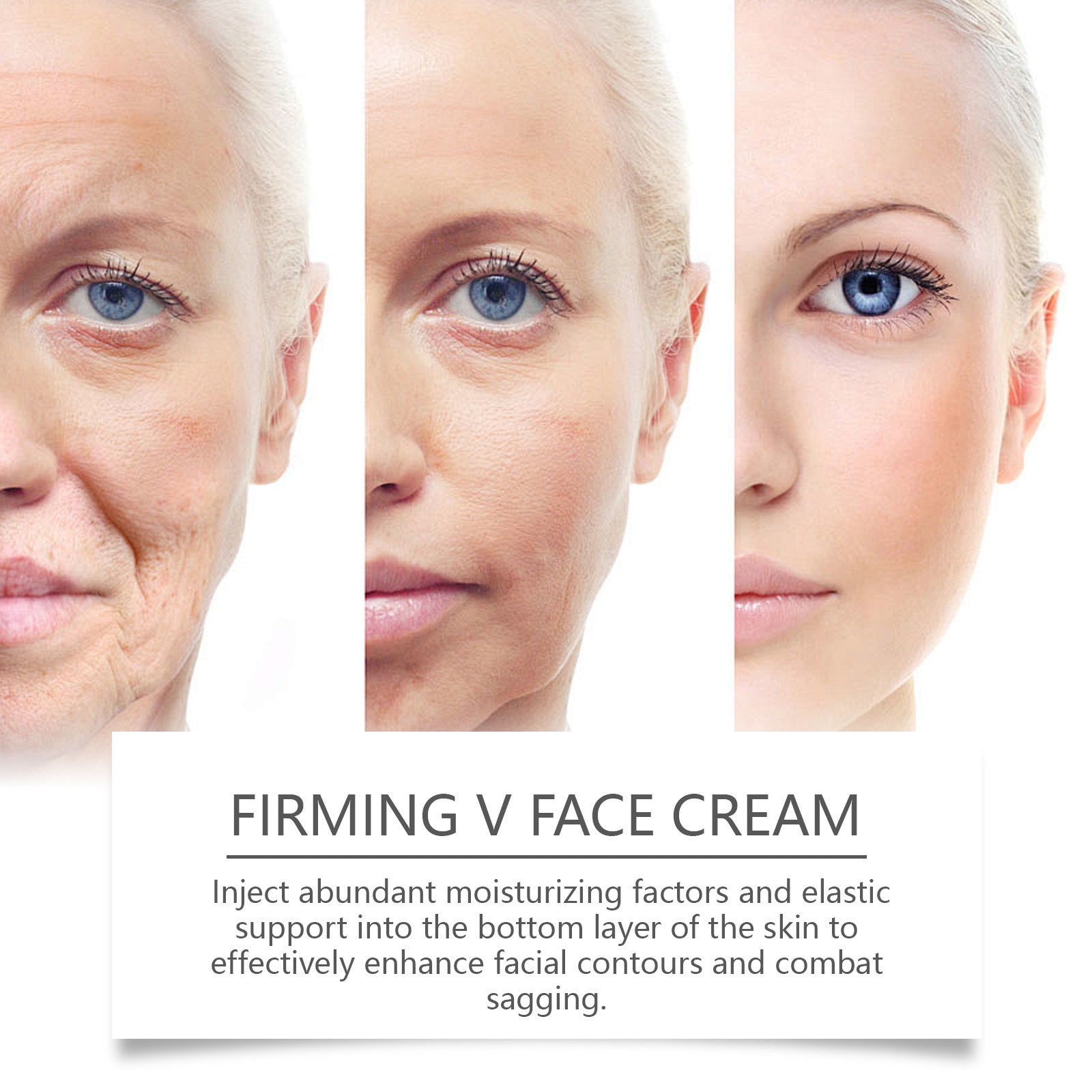 Firming V Face Care Cream Anti-Aging Line Brightening