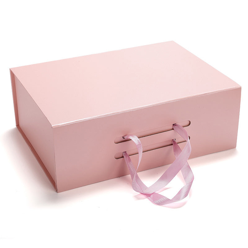 Cosmetics portable cardboard gift box