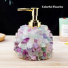 Natural Crystal Cluster Hand Sanitizer Cosmetics Storage Bottle