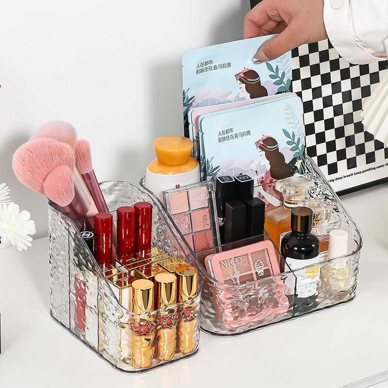 Light Luxury Cosmetics Storage Box Transparent Desktop Dresser