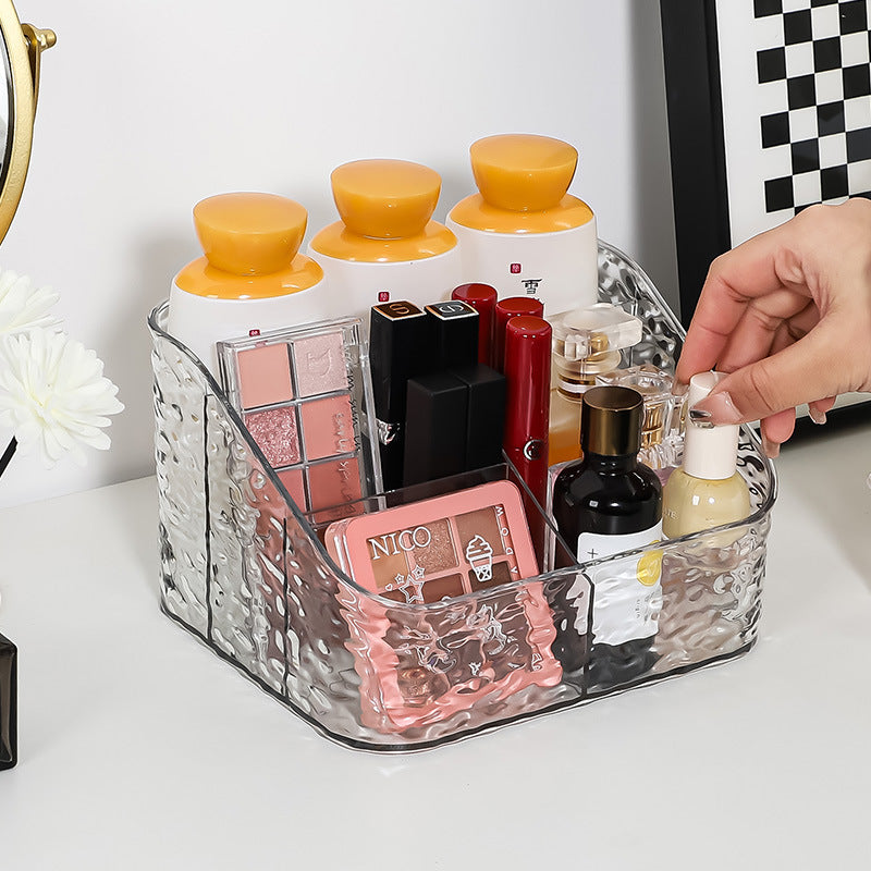 Light Luxury Cosmetics Storage Box Transparent Desktop Dresser